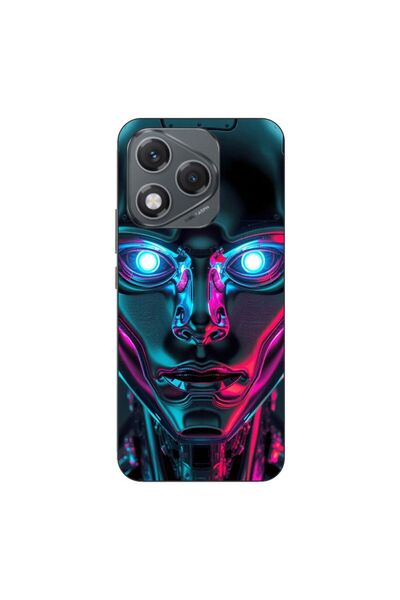 OEM Husa compatibila cu Honor 400 Lite Silicon Gel Tpu Model Chrome Humanoid