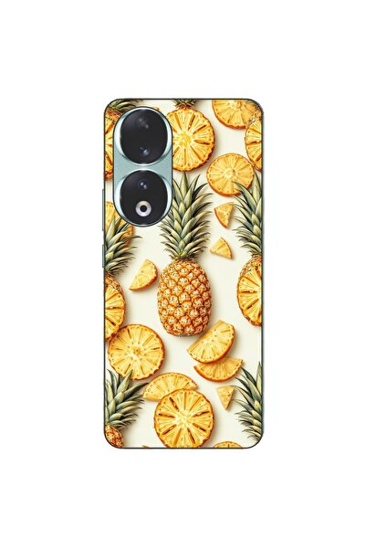 OEM Husa compatibila cu Honor 90 5G Silicon Gel Tpu Model Juicy Pineapple