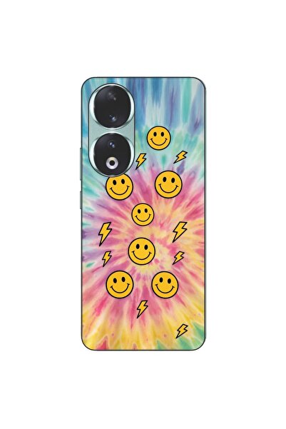 OEM Husa compatibila cu Honor 90 5G Silicon Gel Tpu Model Retro Smiley Faces