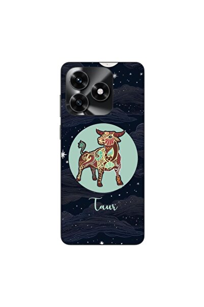 OEM Case compatible with Honor X5c Plus Silicone Gel Tpu Taurus Horoscope Pat...