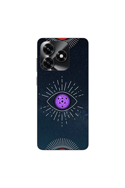 OEM Θήκη συμβατή με Honor X5c Plus από Σιλικόνη Τζελ TPU με σχέδιο Μάτι Τομόε...