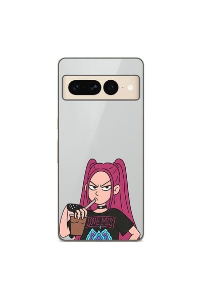 OEM Husa compatibila cu Google Pixel 7 Pro Silicon Tpu Model KPop Demon Hunte...