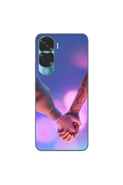 OEM Husa compatibila cu Honor 90 Lite 5G Silicon Gel Tpu Model KPop Demon Hun...