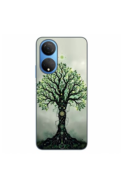 OEM Husa compatibila cu Honor X7 Silicon Gel Tpu Model Mystical Tree