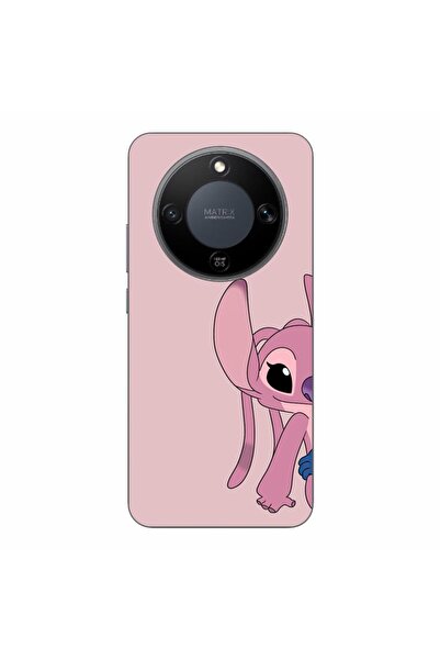 OEM Θήκη συμβατή με Honor Magic8 Lite Σιλικόνης Τζελ TPU με σχέδιο Stitch Her