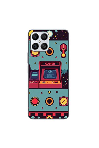 OEM Husa compatibila cu Honor X8 4G Silicon Gel Tpu Model Gamer Arcade Room