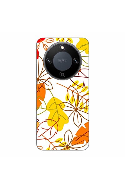 OEM Husa compatibila cu Honor Magic8 Lite Silicon Gel Tpu Model Autumn Vivid ...