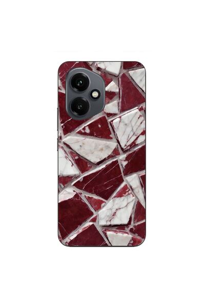 OEM Husa compatibila cu Honor 400 Silicon Gel Tpu Model Broken Glass Red Blood