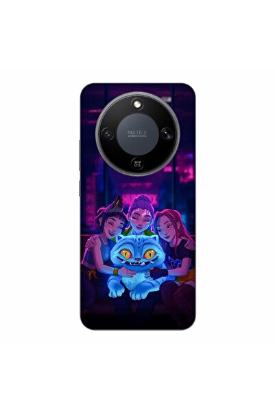 OEM Husa compatibila cu Honor Magic8 Lite Silicon Gel Tpu Model KPop Demon Hu...