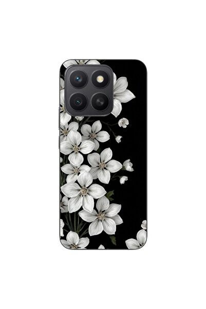 OEM Θήκη συμβατή με Honor X8c, από σιλικόνη gel TPU, με σχέδιο Καθαρά Λευκά Λ...