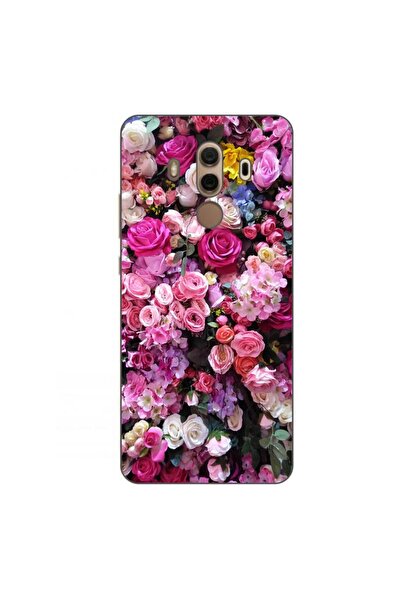 OEM Husa compatibila cu Huawei Mate 10 Pro Silicon Gel Tpu Model Trandafiri Roz
