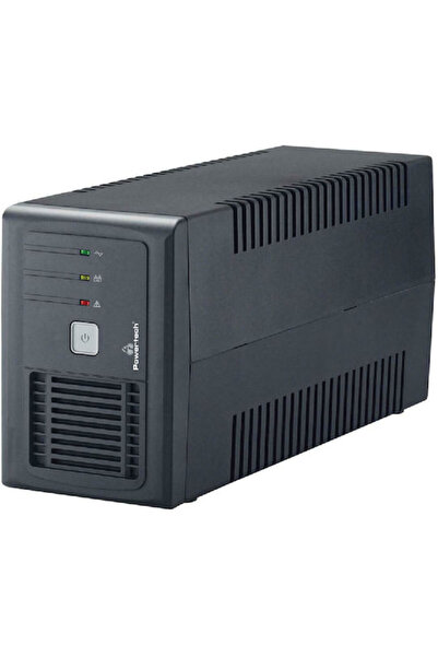 POWERTECH PT-1150LI UPS Ενσύρματο 1150VA 690W με 2 πρίζες Schuko