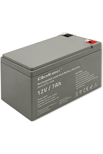 Qoltec Μπαταρία UPS με χωρητικότητα 7Ah και τάση 12V 53076 1 τεμάχιο