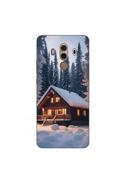 OEM Husa compatibila cu Huawei Mate 10 Pro Silicon Gel Tpu Model Peisaj Iarna...