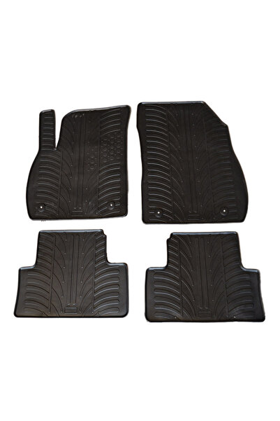 Gledring Set covorase auto din cauciuc Opel Zafira C 2011-2019, Negru, Gledri...