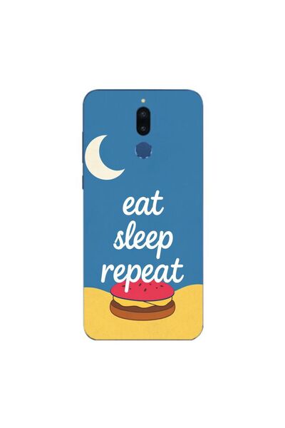 OEM Husa compatibila cu Huawei Mate 10 Lite Silicon Gel Tpu Model Eat Sleep R...