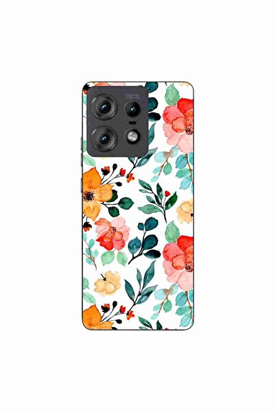 OEM Case compatible with Motorola Edge 50 Pro Silicon Gel Tpu Painted Flowers...