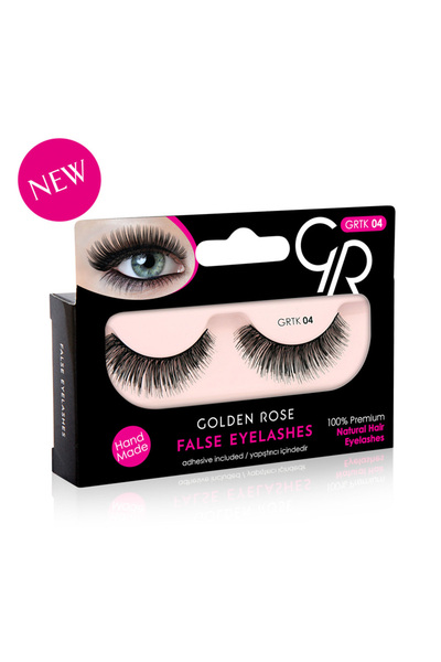 Golden Rose FALSE EYELASHES AND ADHESIVE GRTK 04