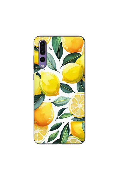 OEM Husa compatibila cu Huawei P20 Pro Silicon Gel Tpu Model Lemons Pattern