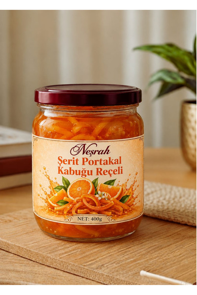 NEŞRAH Şerit Portakal Kabuğu Reçeli 400gr