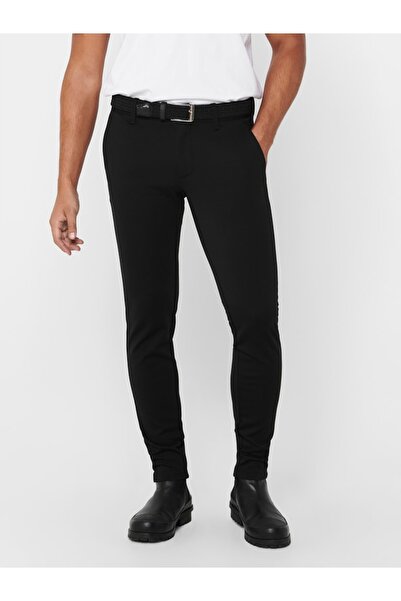 Only & Sons ONSMARK SLIM GW 0209 PANT NOOS Muške crne pantalone - 22010209