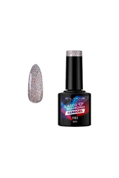 Elixir LASER DIAMOND SEMI GEL (ΗΜΙΜΟΝΙΜΟ ΒΕΡΝΙΚΙ) -1183 (BUFF) 8ML