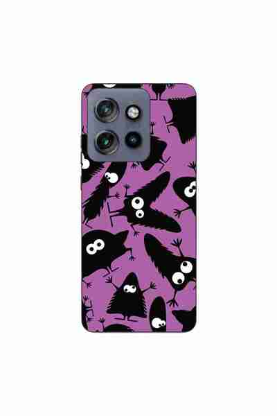 OEM Husa compatibila cu Motorola Edge 50 Neo Silicon Gel Tpu Model Monstri Negri