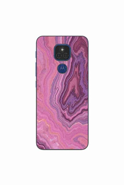 OEM Husa compatibila cu Motorola Moto E7 Plus Silicon Gel Tpu Model Pink Quar...