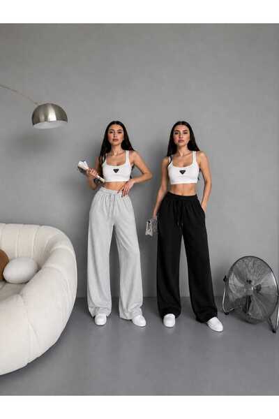 Generic Brand 2-Piece Women's Sweatpants Compatible with Daily Outfits, Comfo...