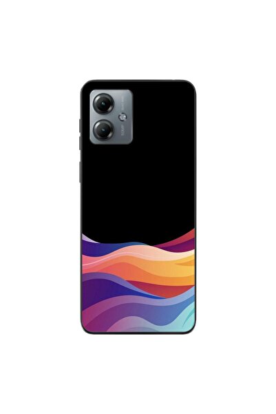 OEM Husa compatibila cu Motorola Moto G14 Silicon Gel Tpu Model Neon Waves