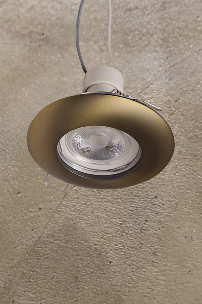 STUDIO BESTAR LIGHTING Sıva Altı Satin Gold Kaplamalı Sabit Spot