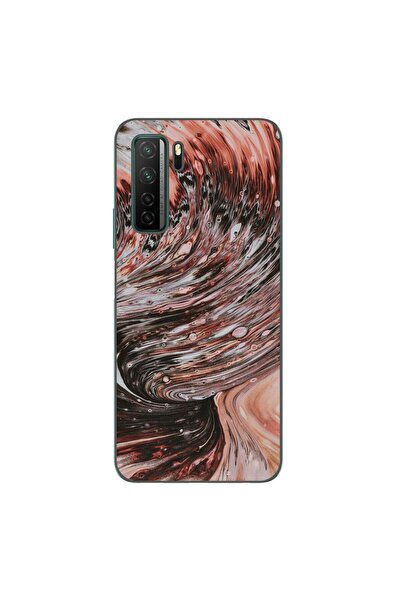 OEM Husa compatibila cu Huawei P40 Lite 5G Silicon Gel Tpu Model Copper Stream