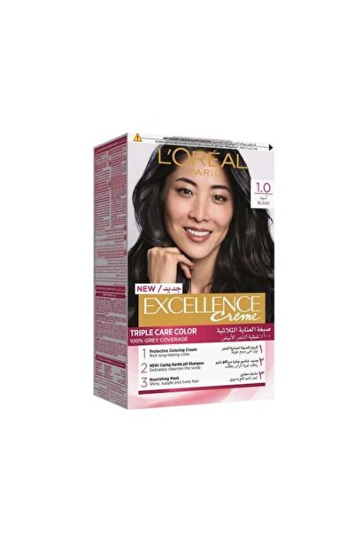 Beauty Excellence Triple Care Hair Color Cream - Black 1