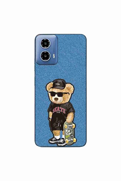 OEM Husa compatibila cu Motorola Moto G34 Silicon Gel Tpu Model Bear Skate Fa...