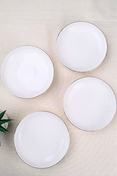 tabakevi Plate House Porcelain Sofia Platinum Gilded Deep Plate 18.5cm 620Cc ...