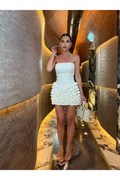 Atelier Carmen Babes Short white dress