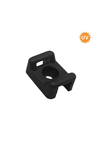 Braytron SUPORTI pt BRIDA, 21,3x15,3mm PA66-UV NEGRU 100BUC/PAC