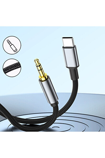 wiks Type-C Aux Audio Cable – Suitable for Home, Car, and Office Use