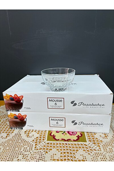 Paşabahçe Mousse 12-Pack Glass Bowl 10 cm