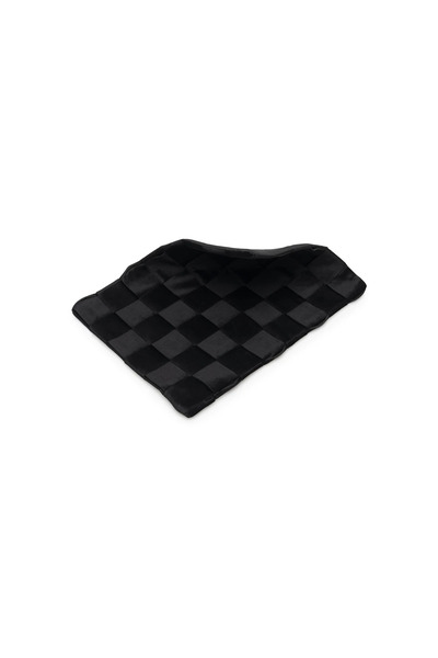 Midas Furniture مفرش طاولة جلدي أسود مقاس 40×30×3 سم