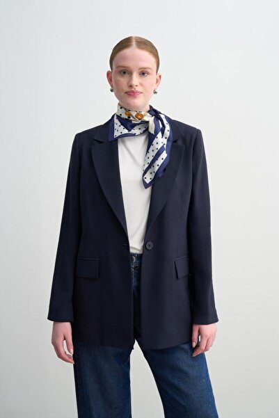 Moodbasic YENİ KADIN ASTARSIZ PAMUKLU İNCE BLAZER CEKET MB04.77