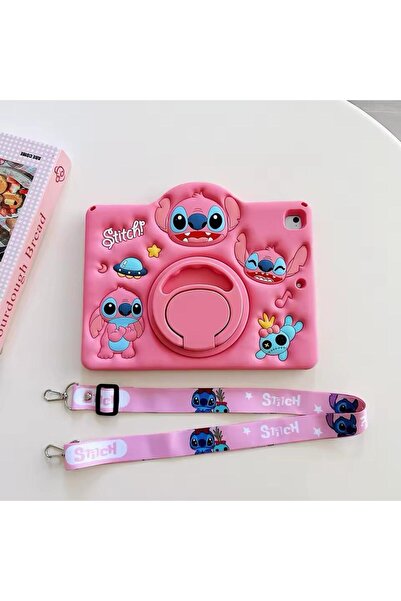 Alfa MEC Honor Pad X7 8.7 İnç Uyumlu Stitch Standlı Çocuklara Özel Karakterli...