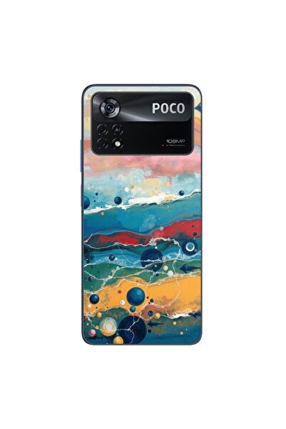 OEM Case compatible with Xiaomi Poco X4 Pro Silicone Gel Tpu Painted Waterwor...