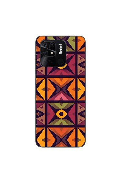 OEM Husa compatibila cu Xiaomi Redmi 10C Silicon Gel Tpu Model Tribal Retro S...