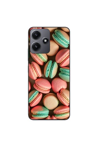 OEM Θήκη συμβατή με Xiaomi Redmi 12 5G Σιλικόνης TPU με σχέδιο Νόστιμα Μακαρόν