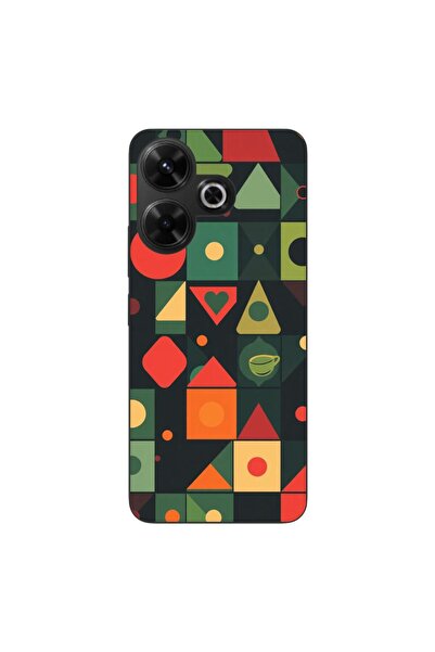 OEM Калъф, съвместим с Xiaomi Redmi 13 4G, силиконов гел TPU, с десен на ретр...