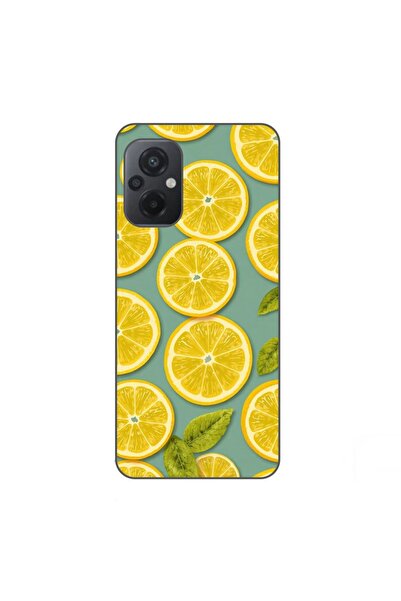 OEM Case compatible with Xiaomi Poco M5 Silicon Gel Tpu Pattern Summer Lemon ...