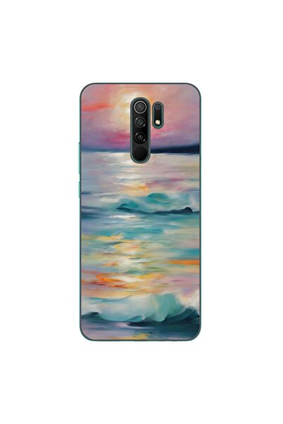 OEM Θήκη συμβατή με Xiaomi Redmi 9 από σιλικόνη gel TPU με σχέδιο ακουαρέλας ...