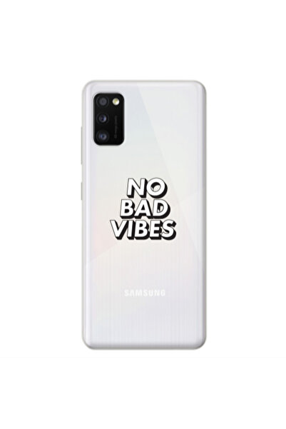 Other Samsung A41 No bad vibes Transparent Silicone TPU Θήκη