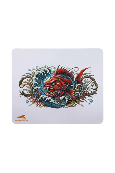Baracuda Mousepad de gaming CORAL M 300 x 250 mm Negru/Roșu